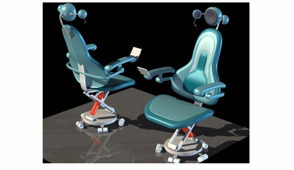 3D Model of High Tech Chair