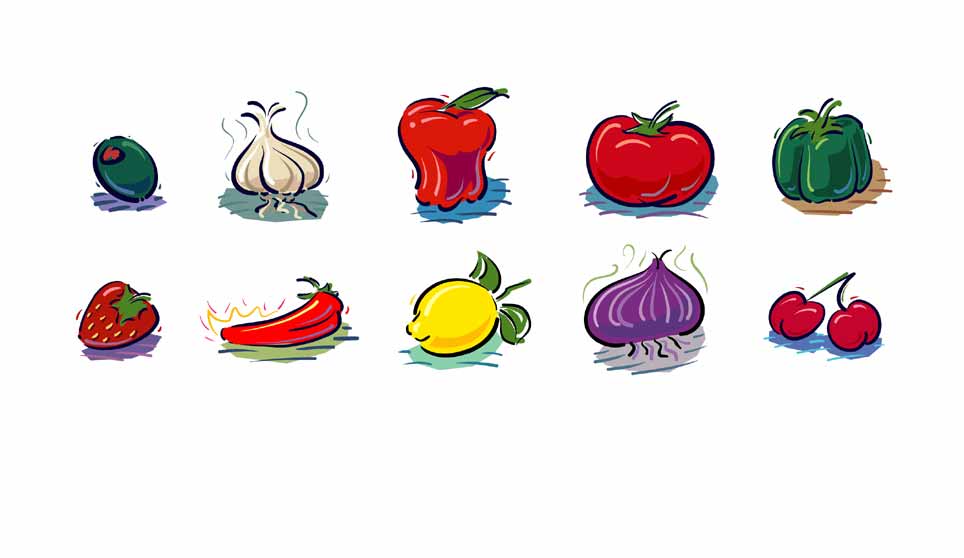 Vector Illustration of Vegetables