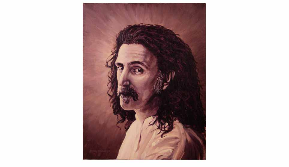 Painting of Frank Zappa