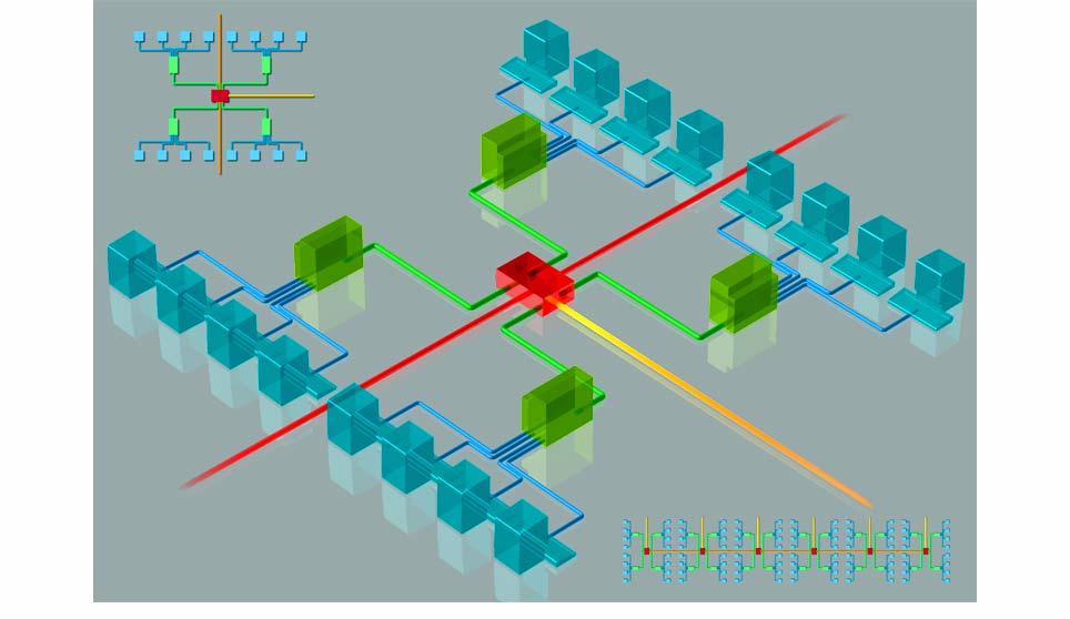 Technical Illustration of Network Topology